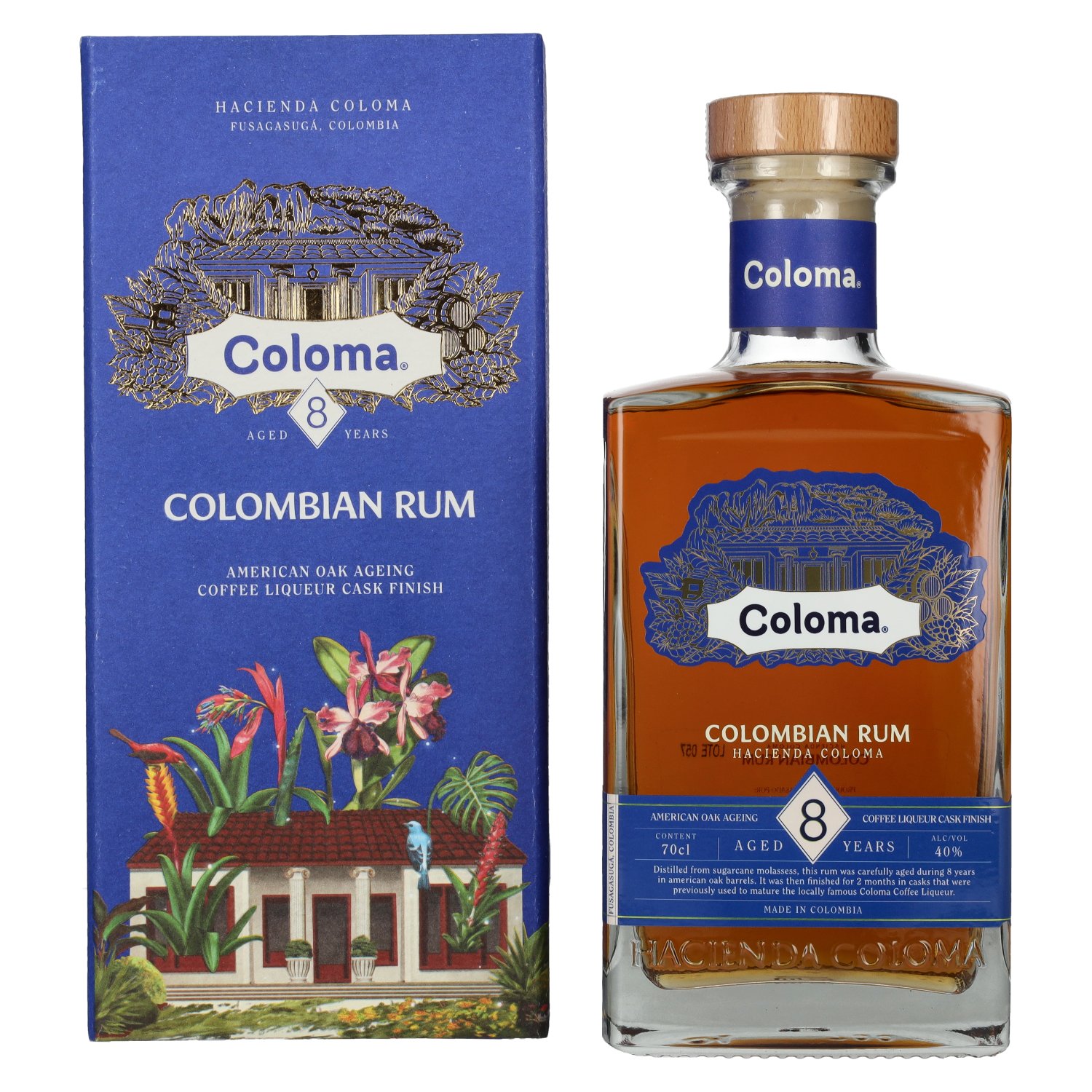 Ron Coloma 8 Years Old 40% Vol. 0,7l in Geschenkbox