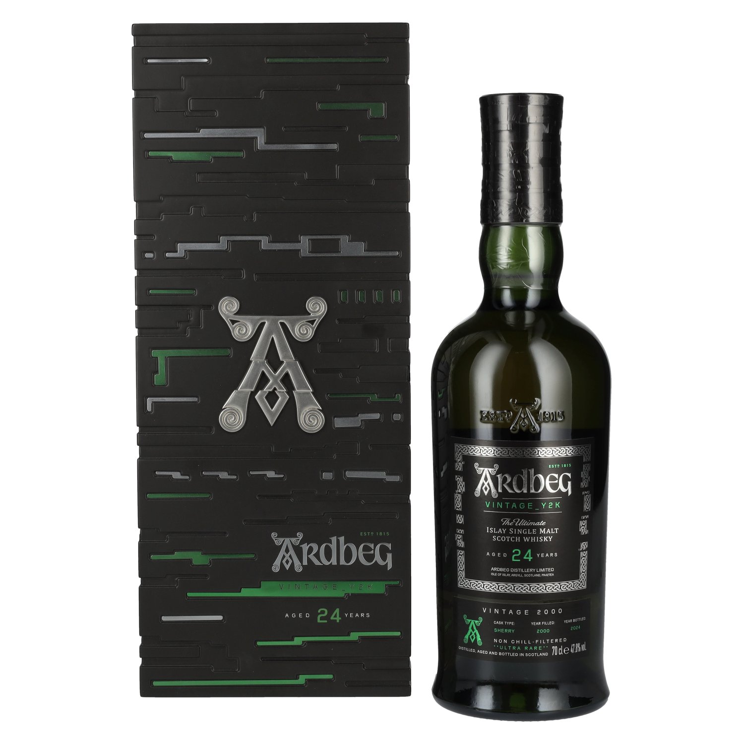 Ardbeg 24 Years Old The Ultimate Vintage Y2K 2000 47,8% Vol. 0,7l in Geschenkbox