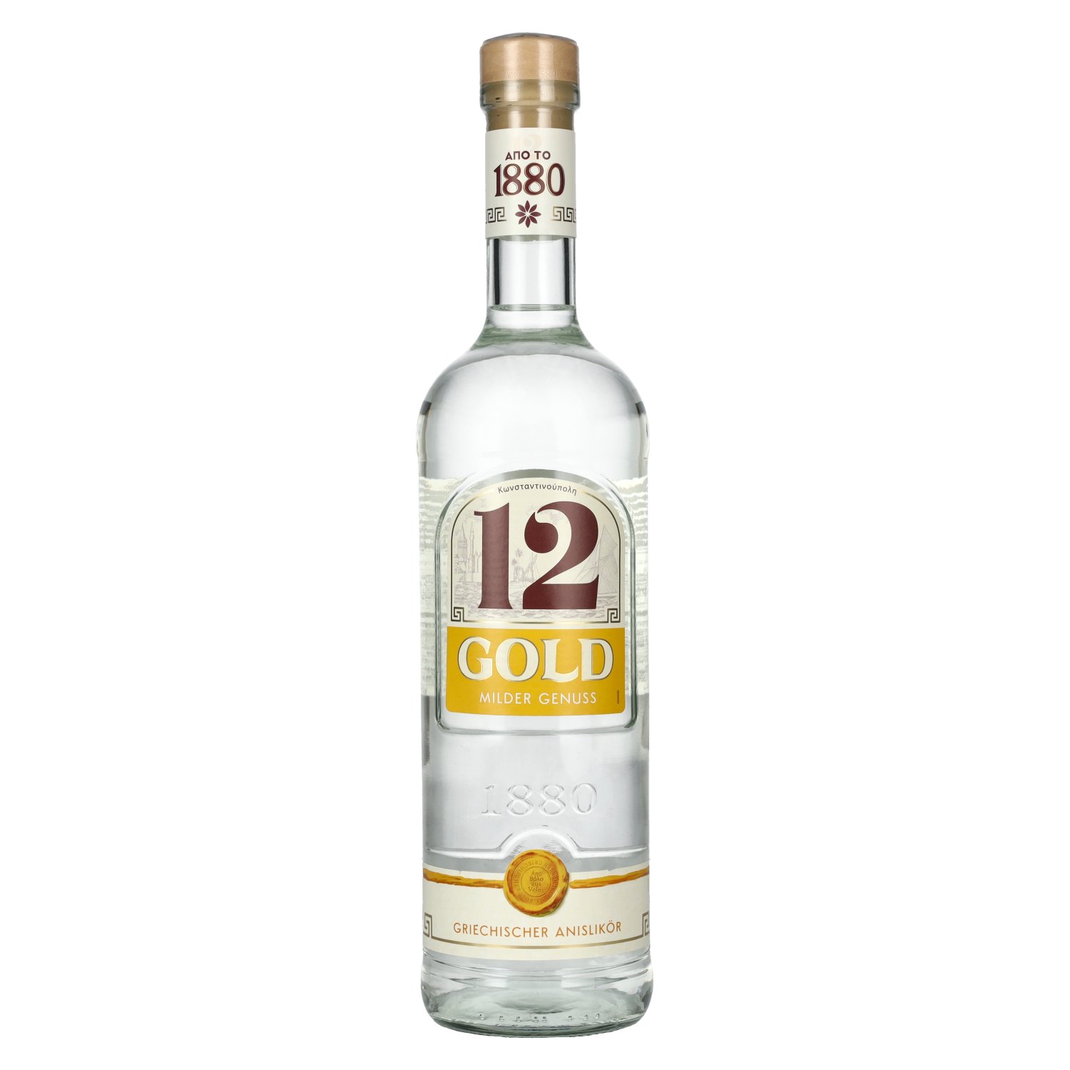 12 GOLD Anislikör by Ouzo 12 36% Vol. 0,7l