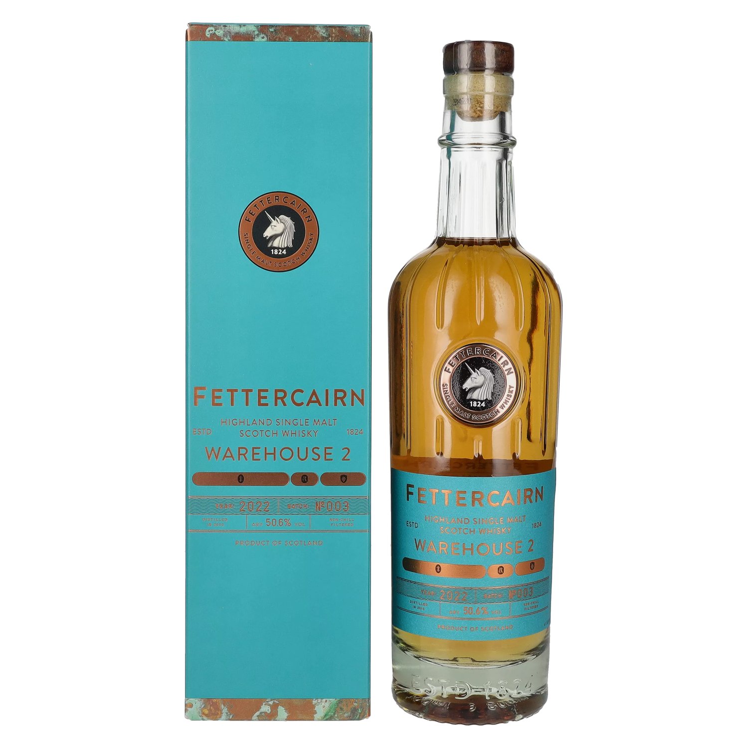 Fettercairn WAREHOUSE 2 Batch No. 003 50,6% Vol. 0,7l in Geschenkbox