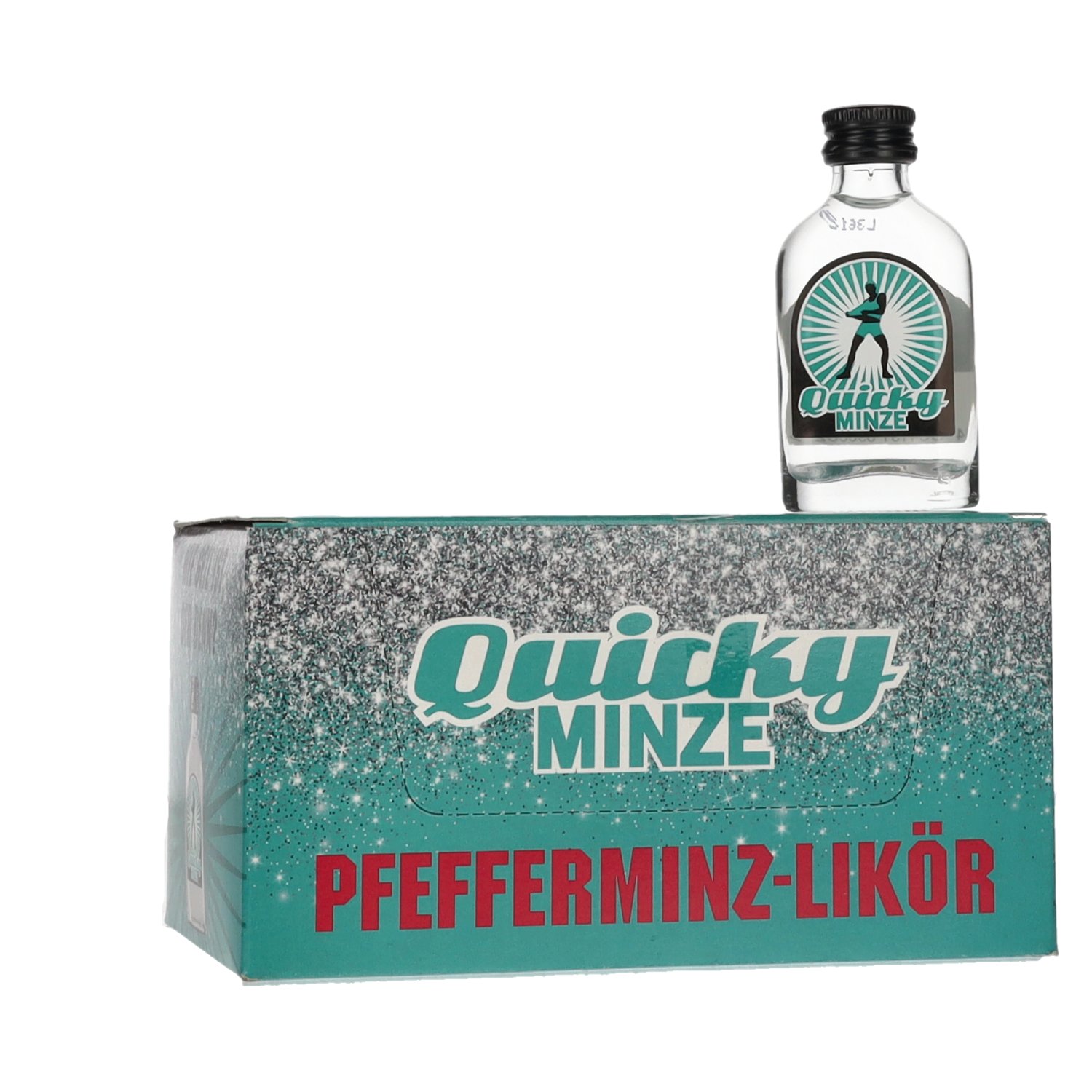 Quicky Minze Pfefferminzlikör 18% Vol. 20x0,02l