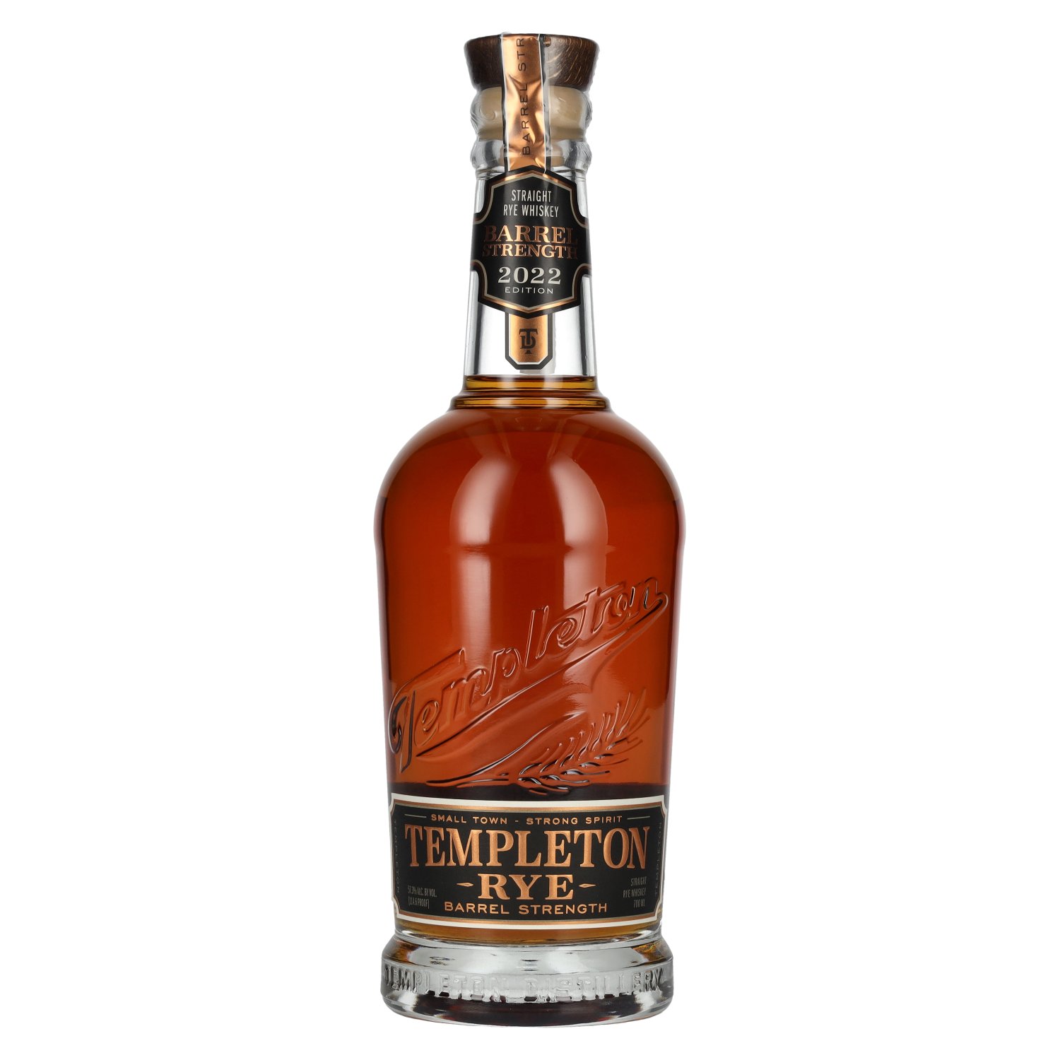 Templeton Rye Barrel Strength Straight Rye Whiskey 2022 57,3% Vol. 0,7l