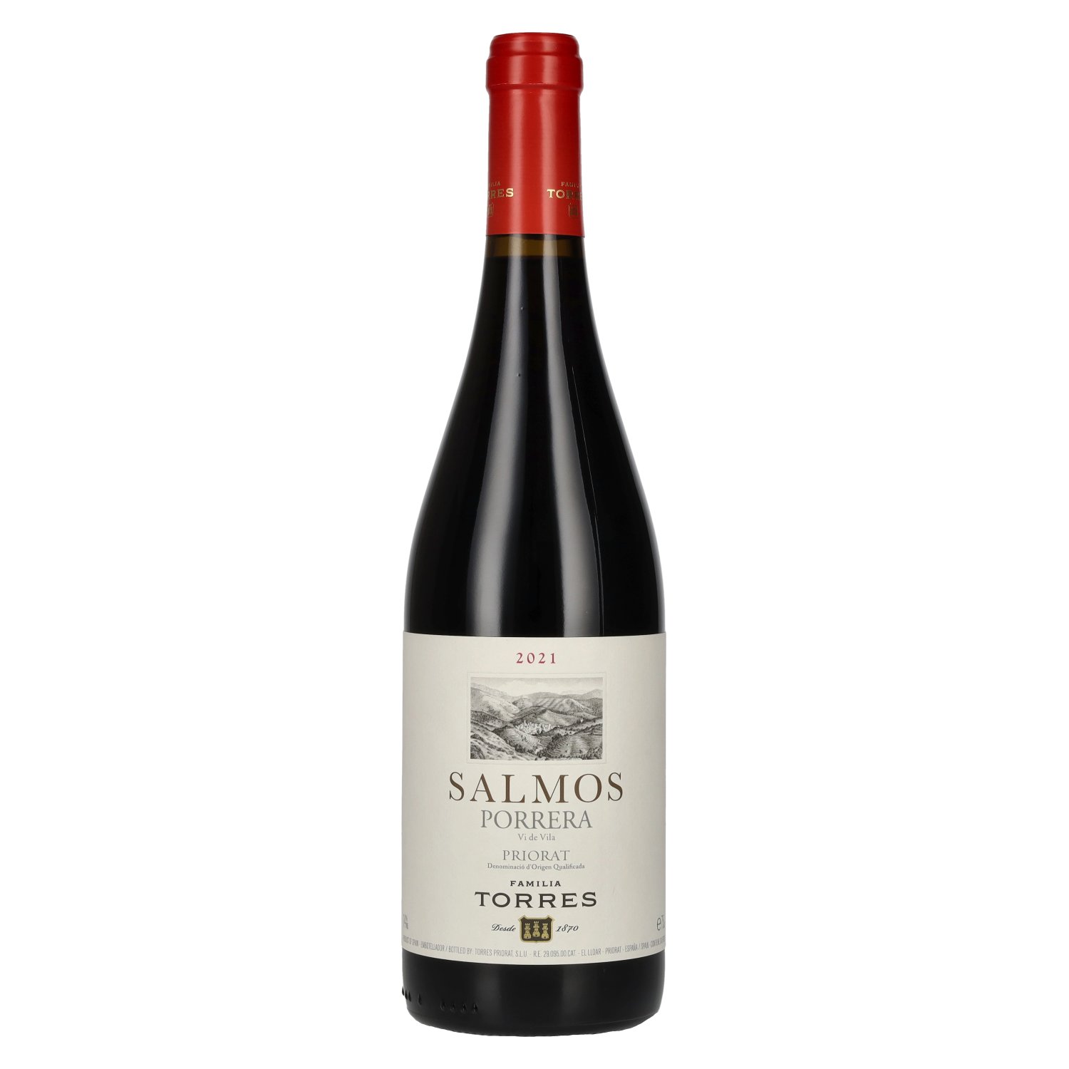 Torres Salmos Porrera Vi de Vila PRIORAT 2021 14% Vol. 0,75l