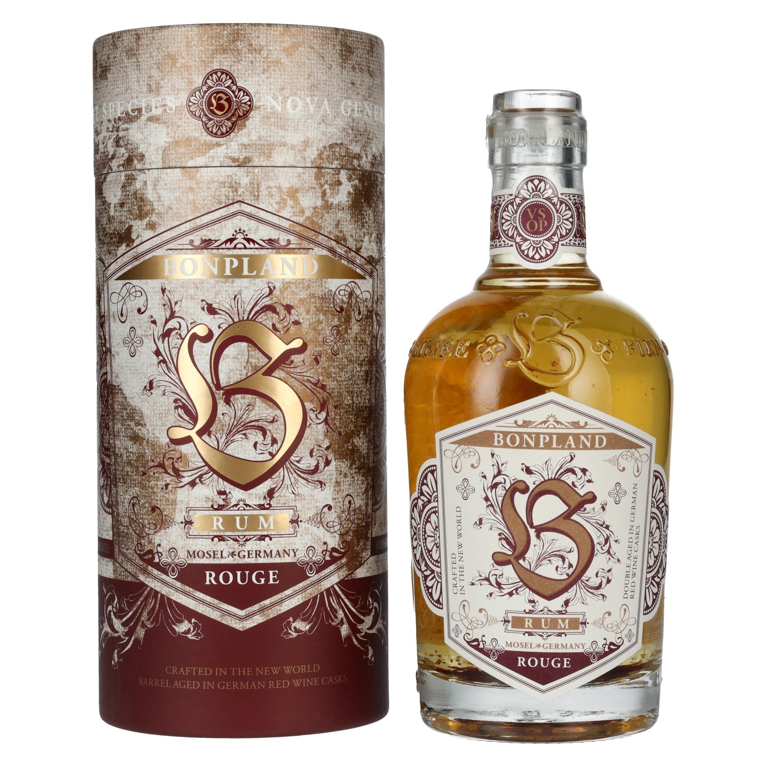 Bonpland Rum Rouge VSOP 40% Vol. 0,5l in Geschenkbox
