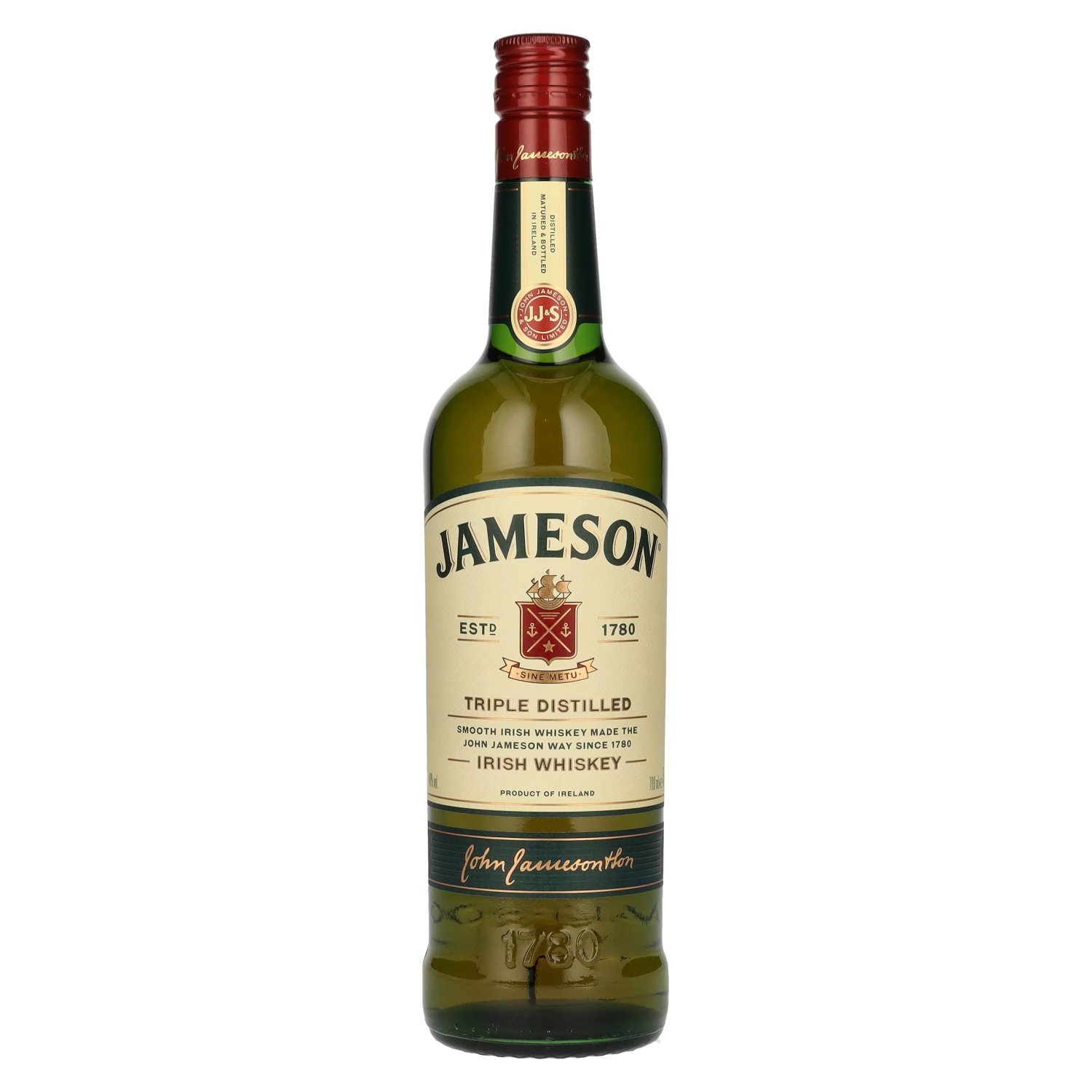 Jameson Triple Distilled Irish Whiskey 40% Vol. 0,7l