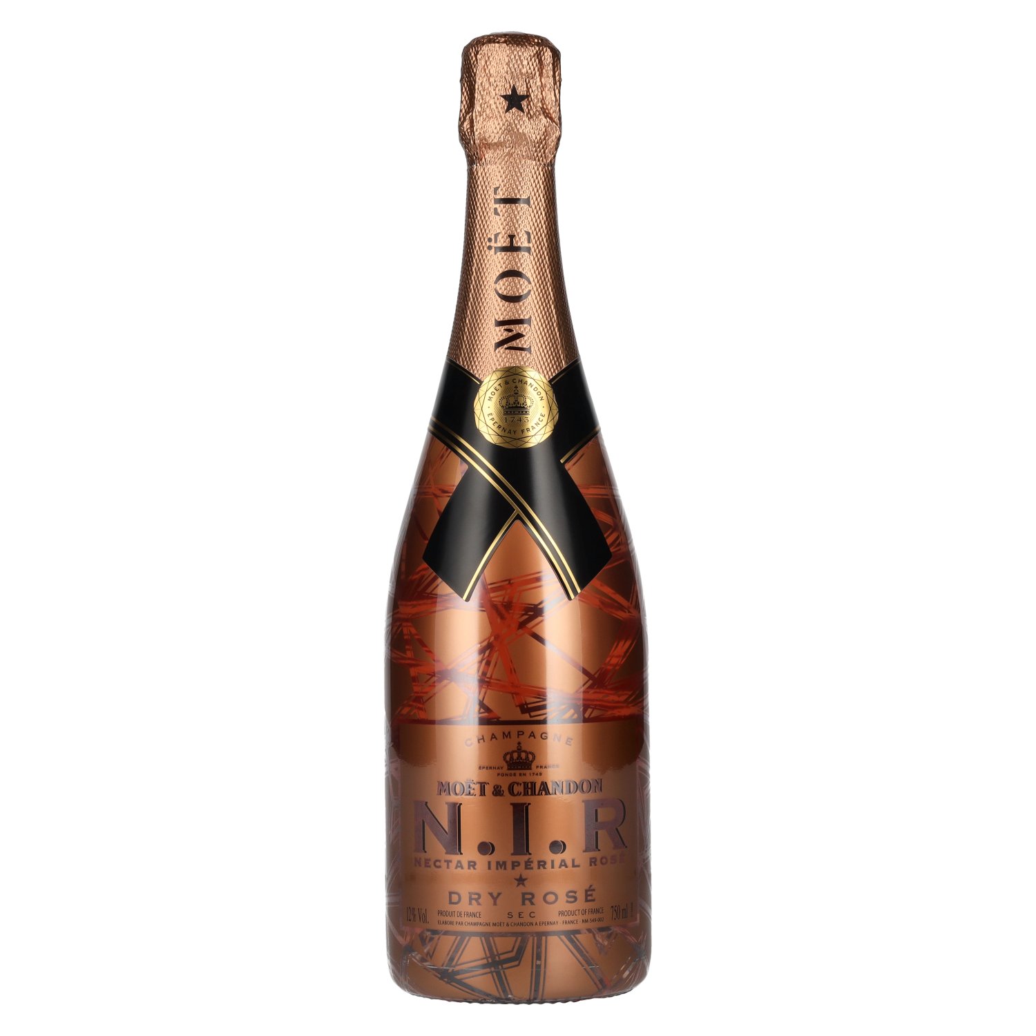 Moët & Chandon Champagne N.I.R. Dry Rosé Sec Luminous Edition 12