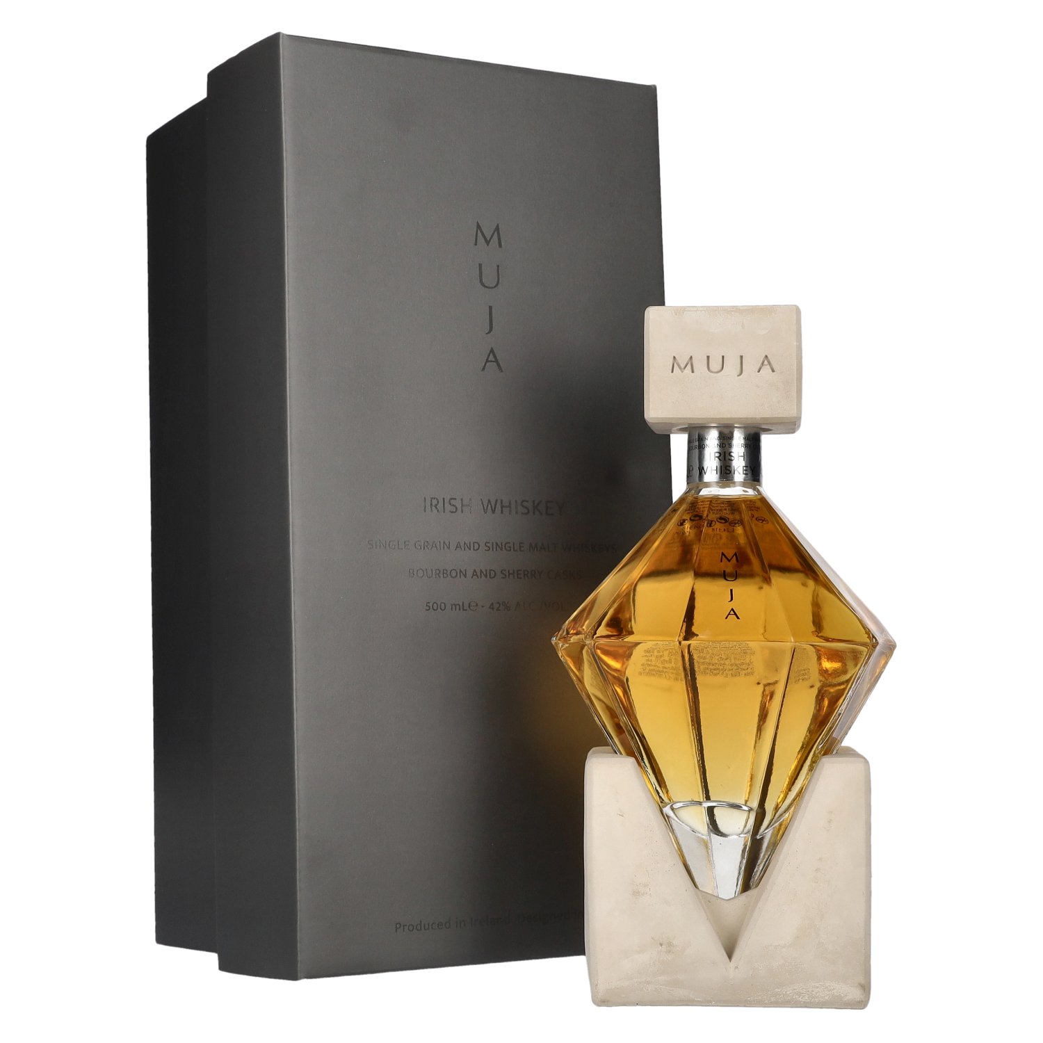 Muja Single Grain Irish Whiskey 42% Vol. 0,5l in Giftbox