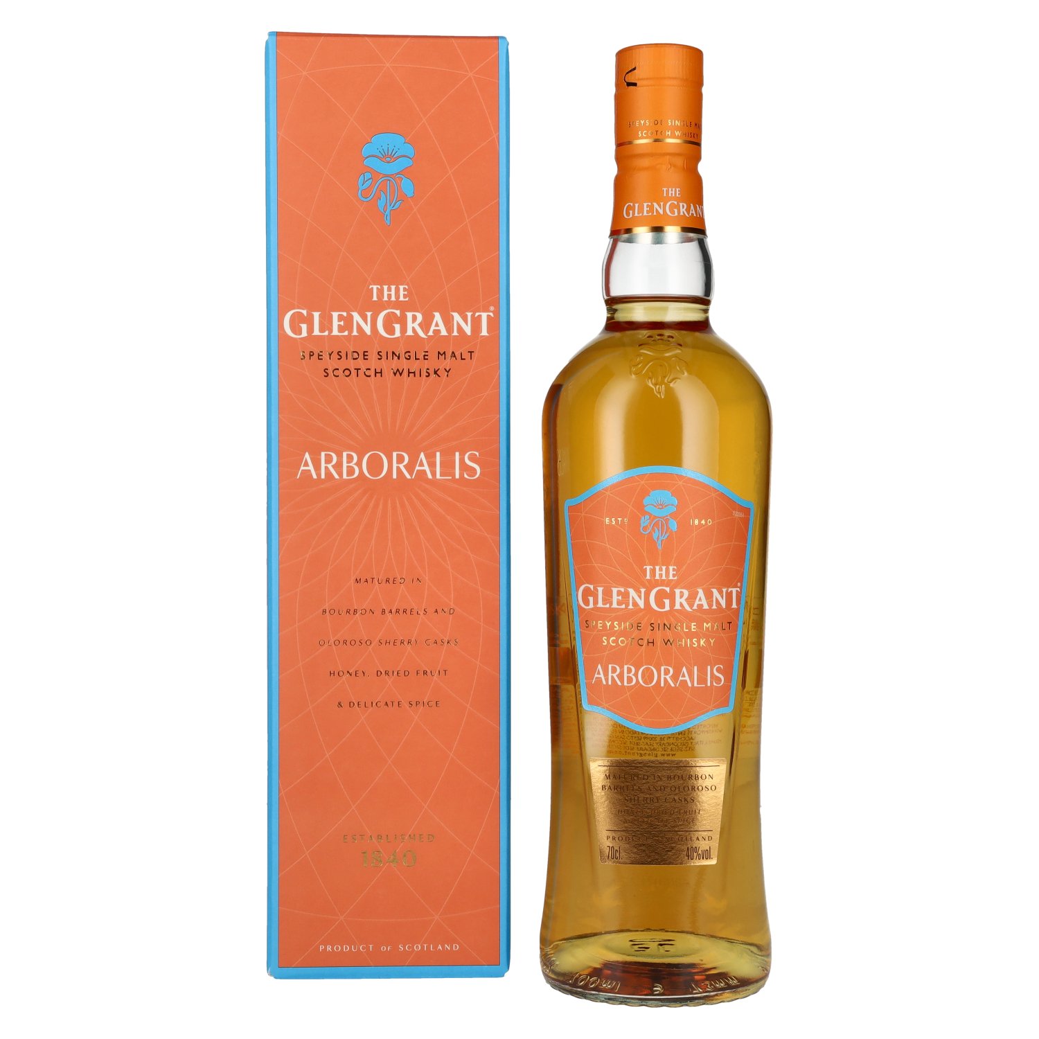 Glen Grant ARBORALIS Single Malt Scotch Whisky 40% Vol. 0,7l in
